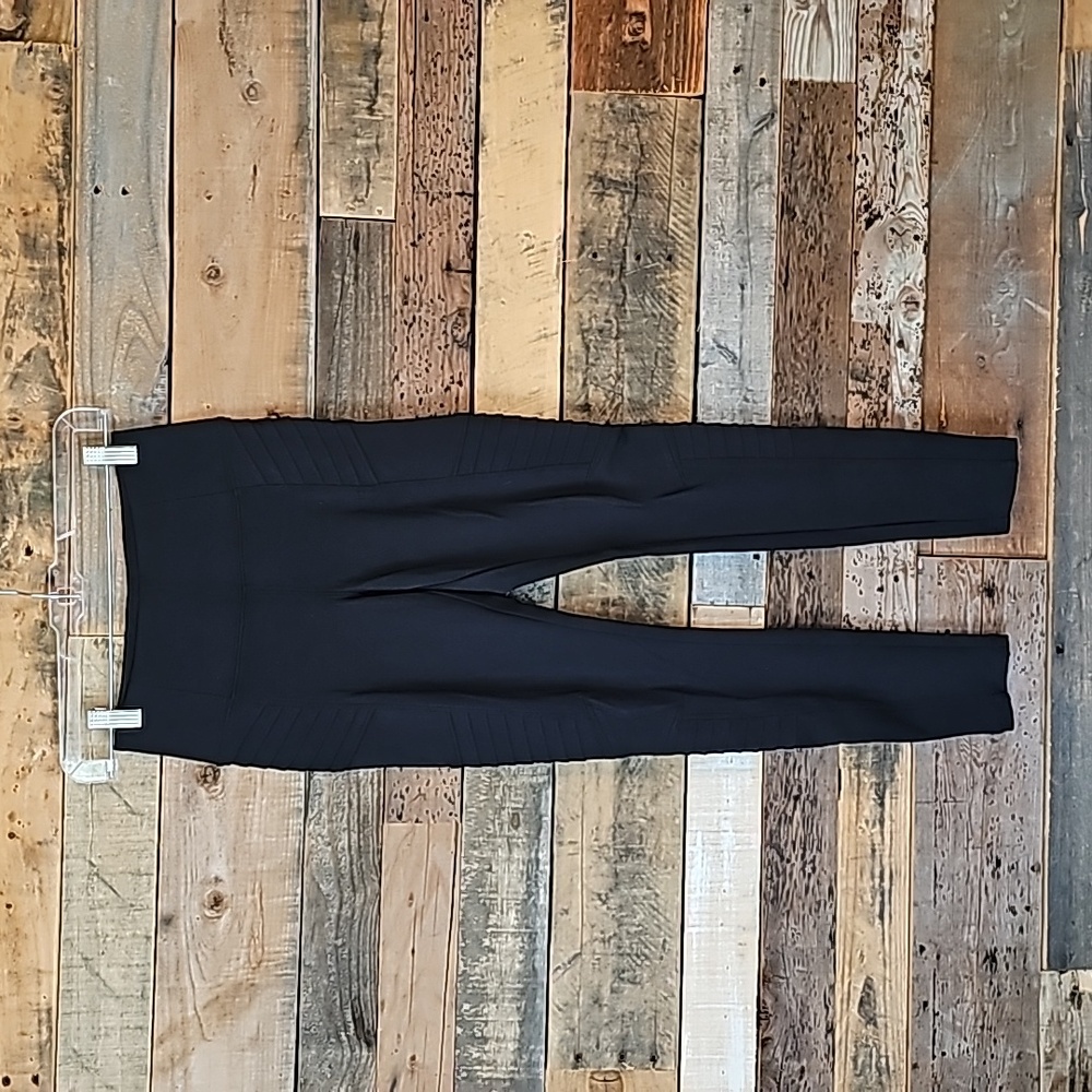 Athleta Delancey Moto Tight Legging Black XSP